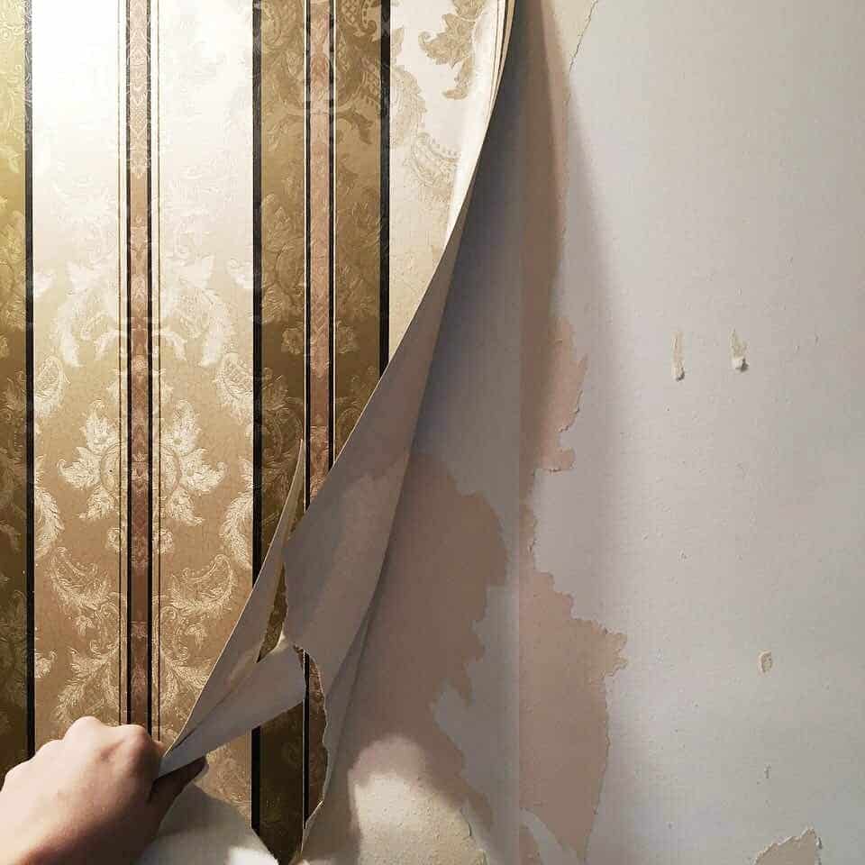 Removing Old Wallpaper with a Steamer and Fabric Softener