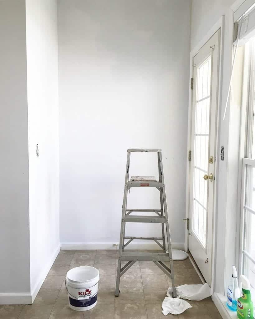 Mini Mudroom Makeover Primed with Kilz