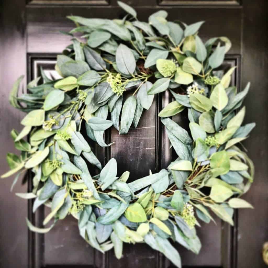 Front Porch Elements Target Eucalyptus Wreath