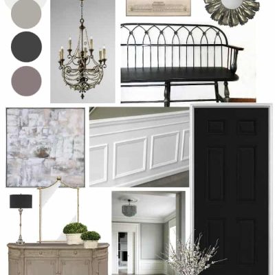 Modern Classic Foyer Design Plan