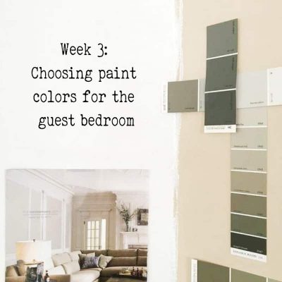 Week 3: $155 Left and Choosing Paint Colors