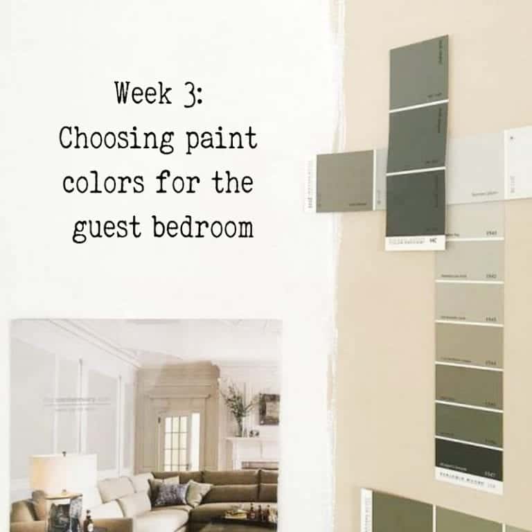 Week 3: $155 Left and Choosing Paint Colors