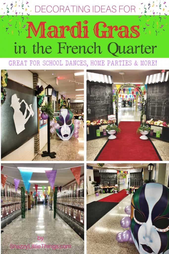 Mardi Gras in the French Quarter Decorating Ideas by Snazzy Little Things