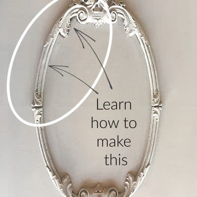 Fix a broken wood embellishment
