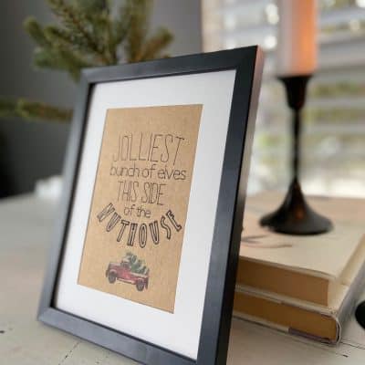 writing with cricut explore air 2 jolliest bunch of elves art