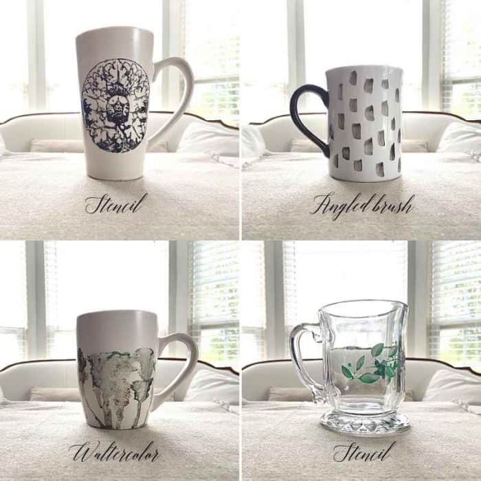 Painted Mugs that Are Dishwasher Safe