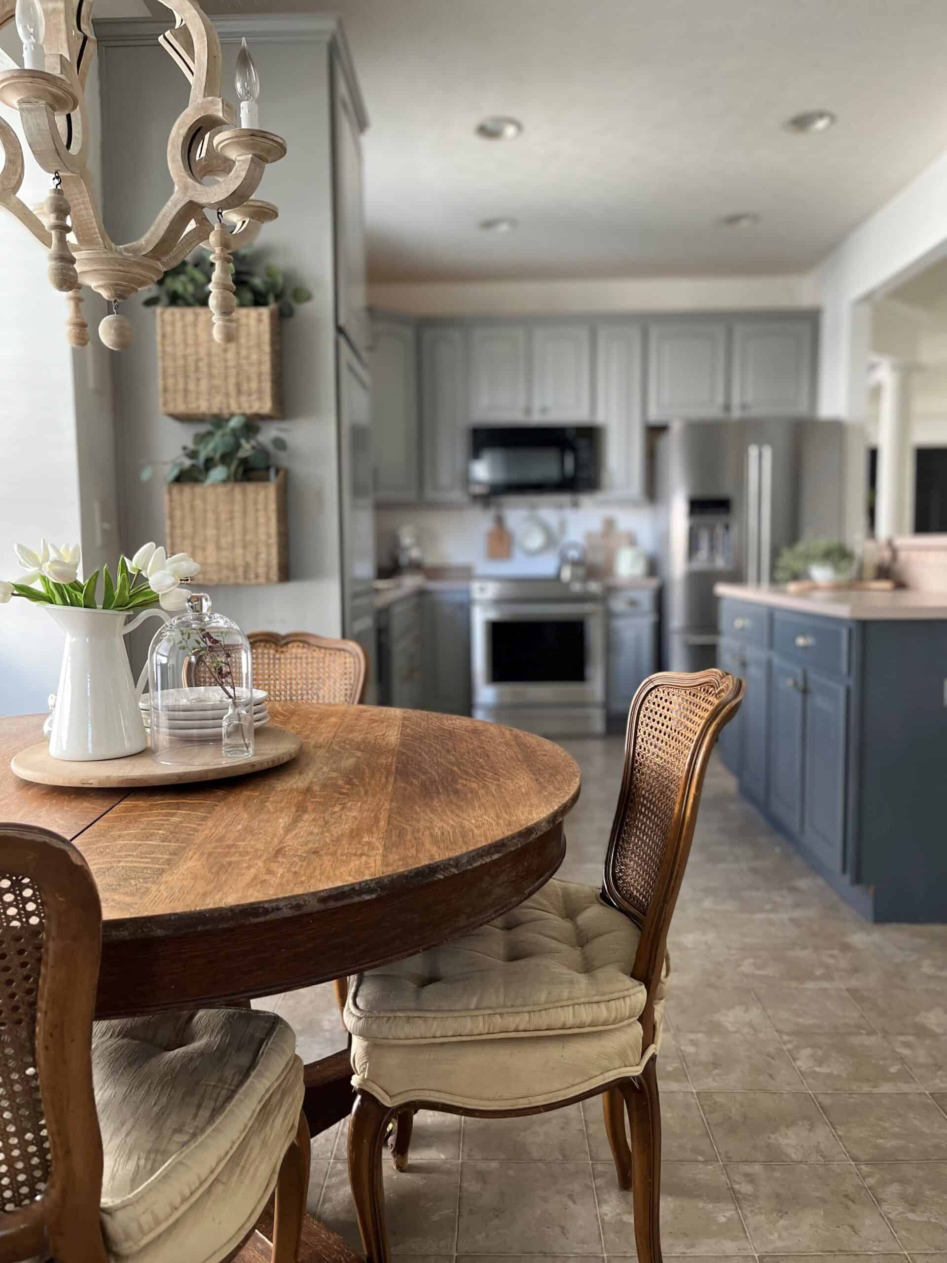 Budget Kitchen Thrifted Kitchen Table and chairs