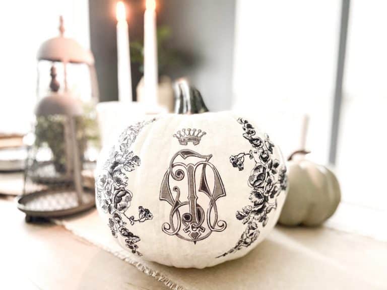 DIY Painted Pumpkin Ideas (with decoupage)