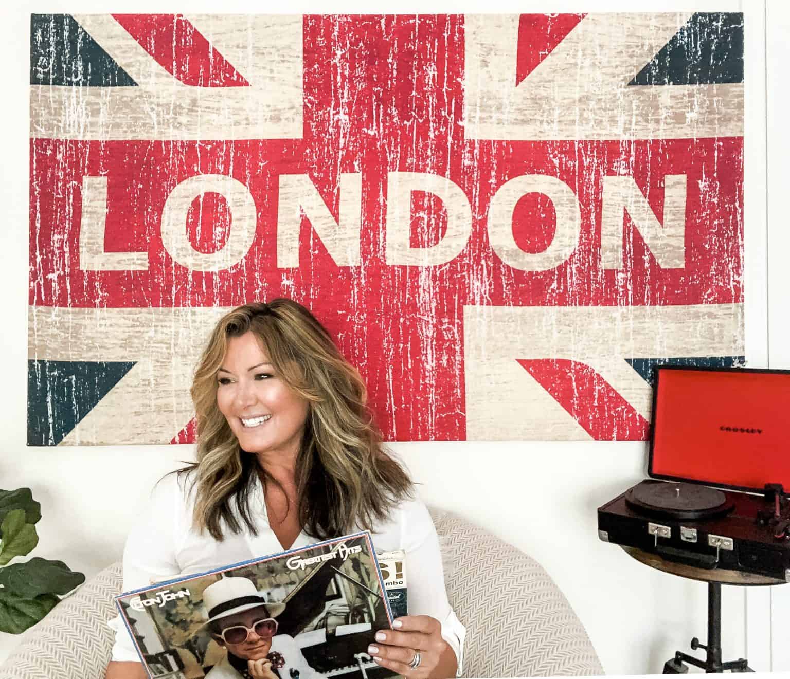 Large Scale Wall Art Using a Shower Curtain