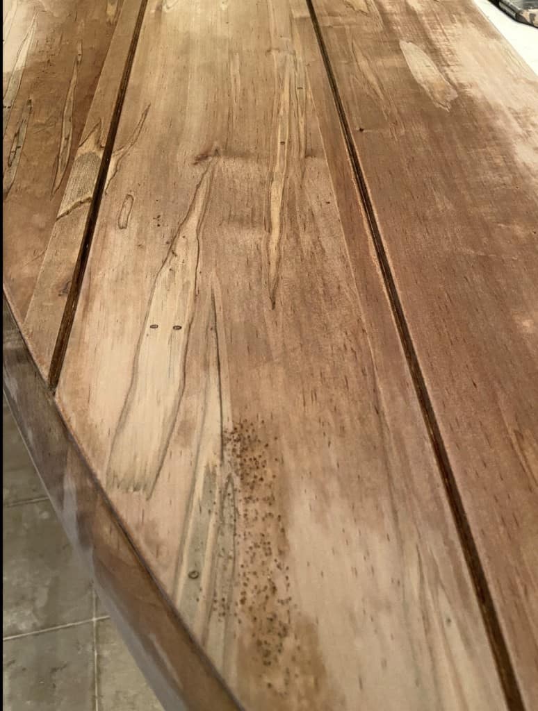 Driftwood Stain after 15 Minutes