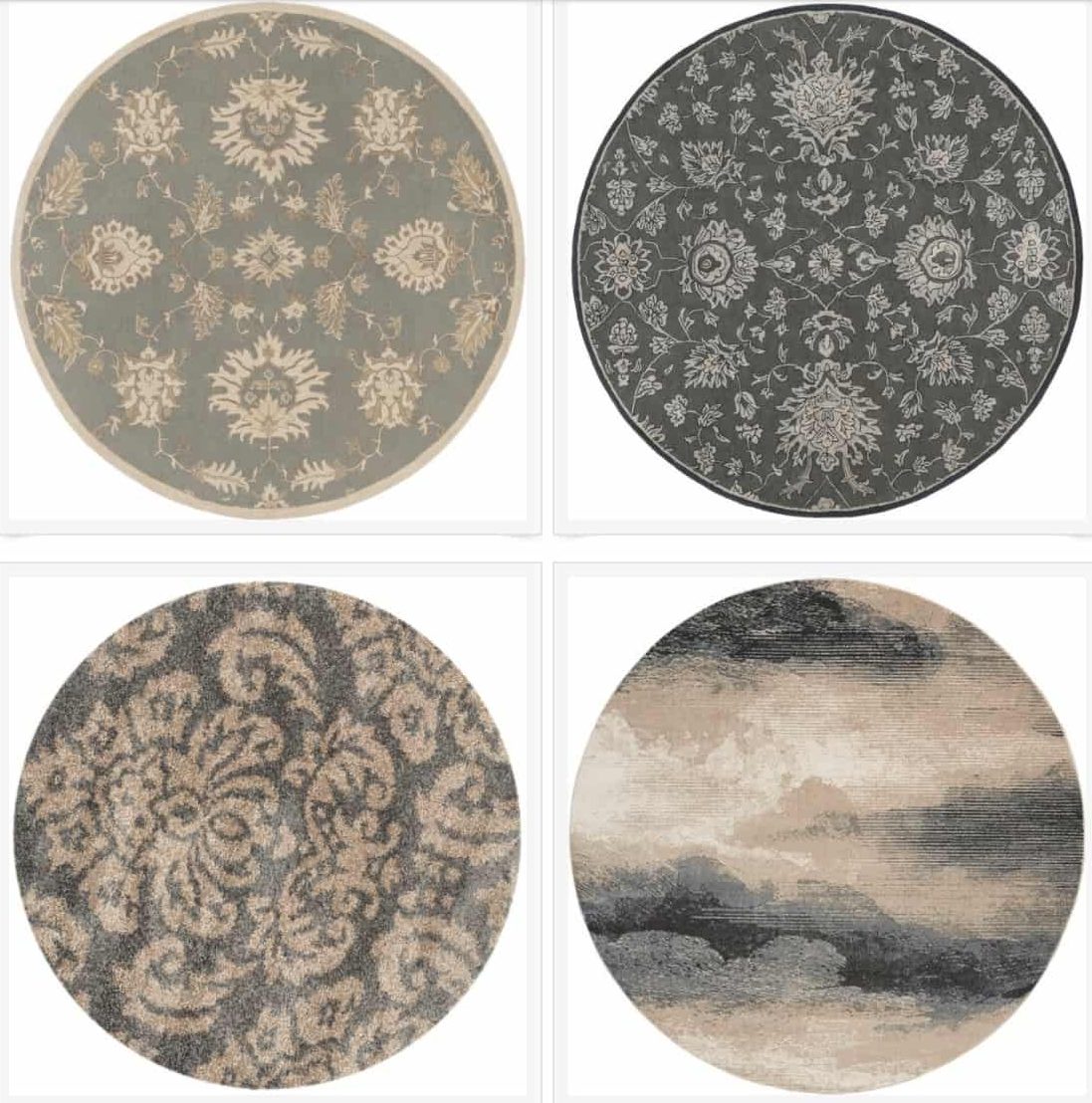 Four Round Rugs that Make a Statment