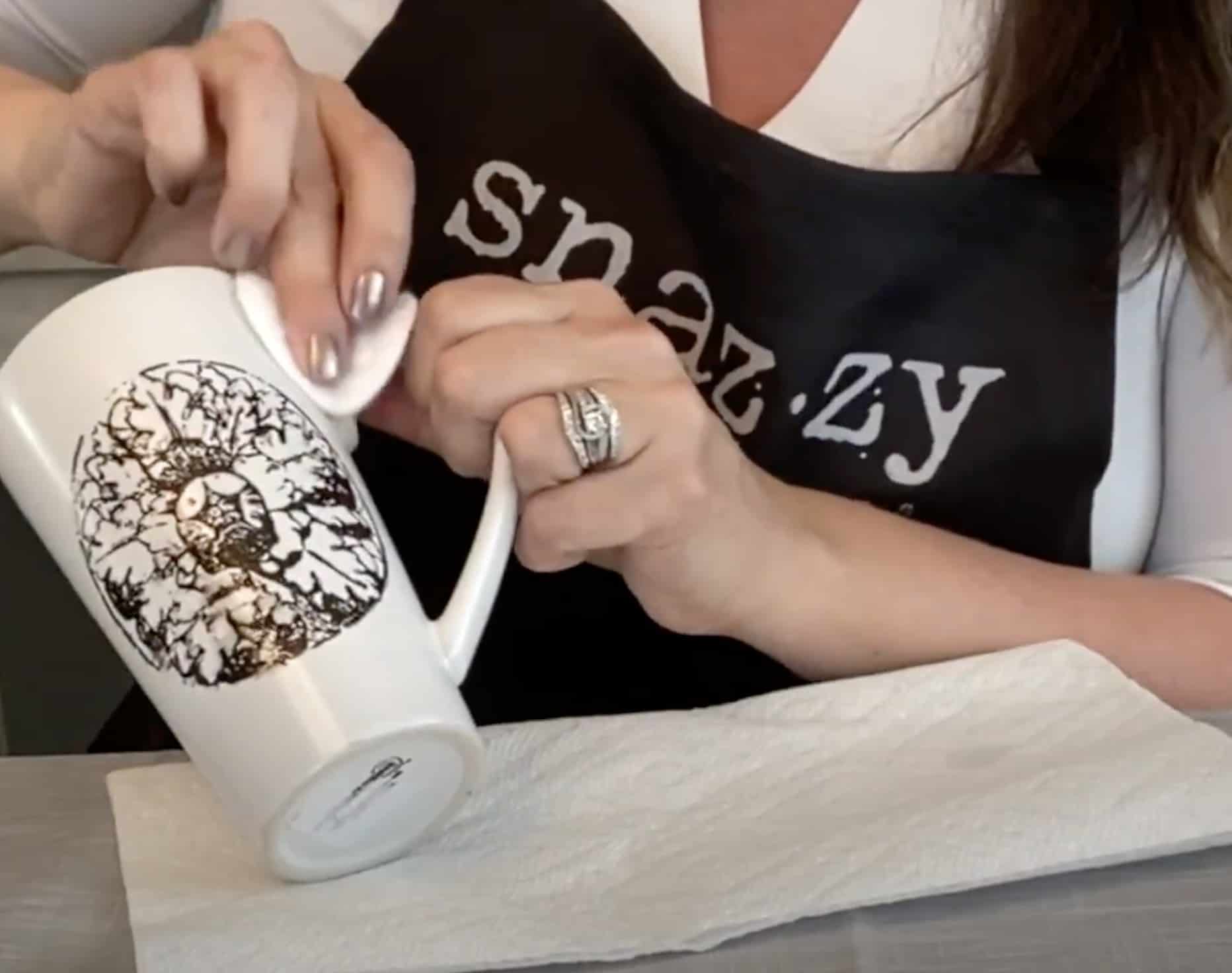 Easy DIY Painted Coffee Mugs (Dishwasher Safe Too!)